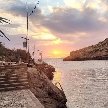 Gozo Coastal With Stunning Sea View, Free Private Parking, Ac & Wifi Xlendi