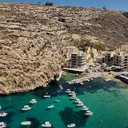 Apartment Gozo Coastal With Stunning Sea View, Free Private Parking, Ac & Wifi