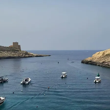 Gozo Coastal With Stunning Sea View, Free Private Parking, Ac & Wifi Apartment *