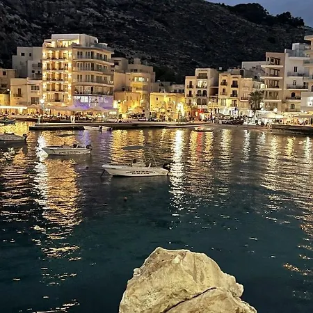 Gozo Coastal With Stunning Sea View, Free Private Parking, Ac & Wifi